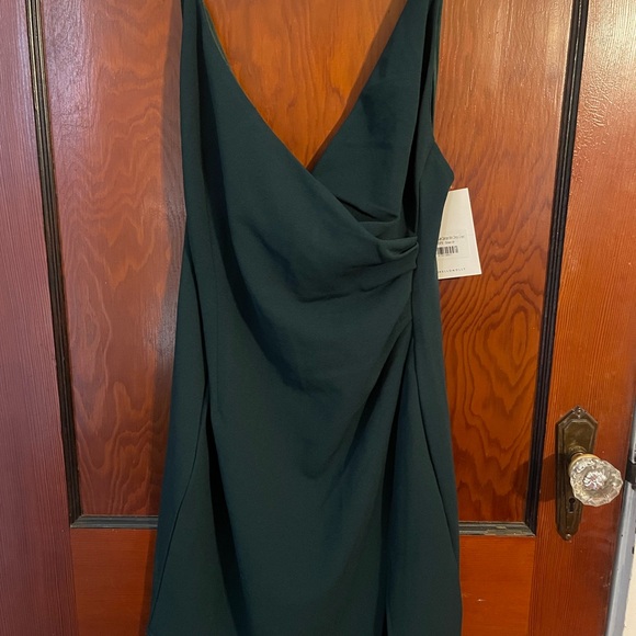 Hello Molly Mini Dress Green M - Picture 4 of 5